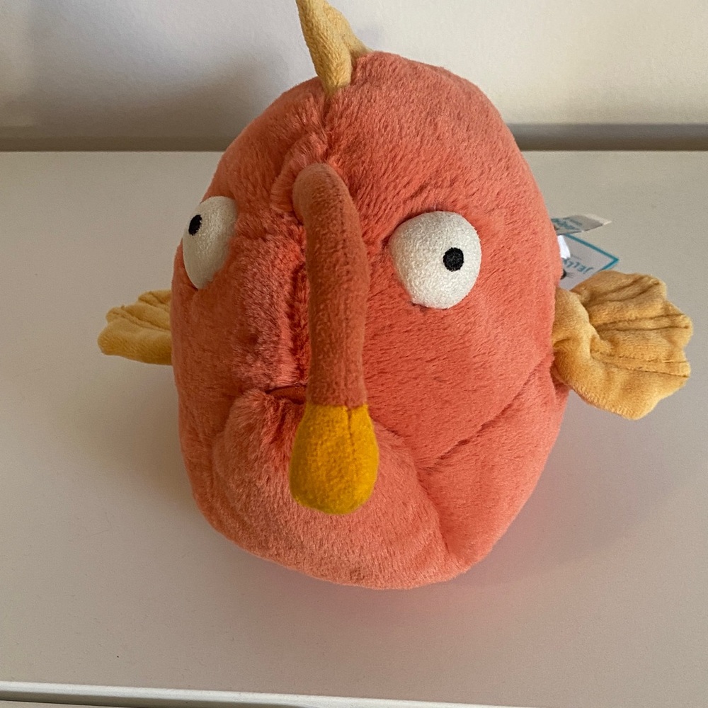 Jellycat Orange and Yellow Anglerfish